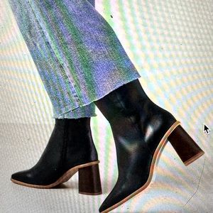 ALOHAS West Vintage Black Leather Boots - size 40/9